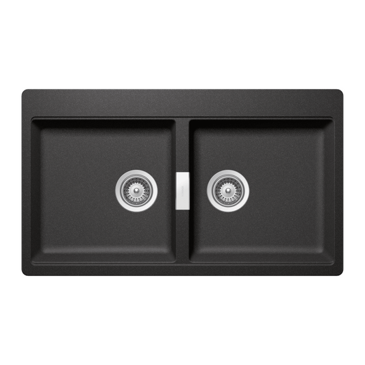 Schock Double Bowl Top Mount Sink
