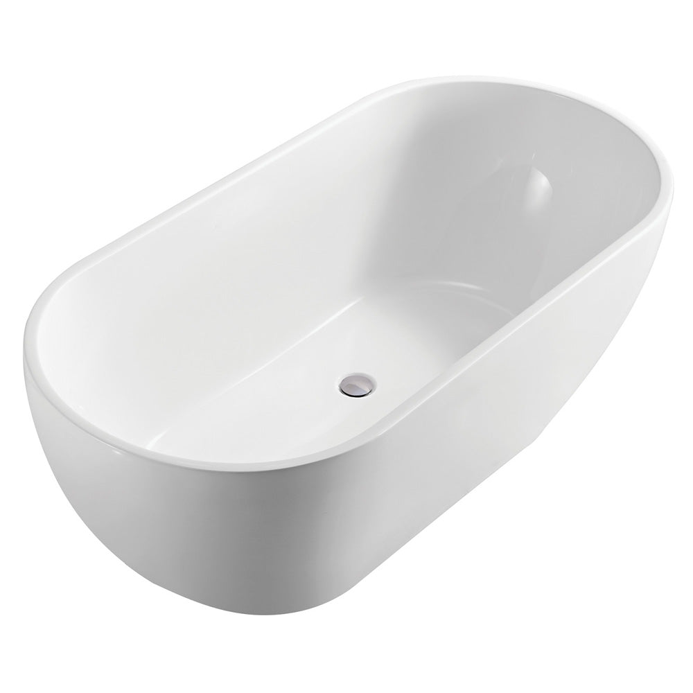 Koko Matte White Freestanding Bath