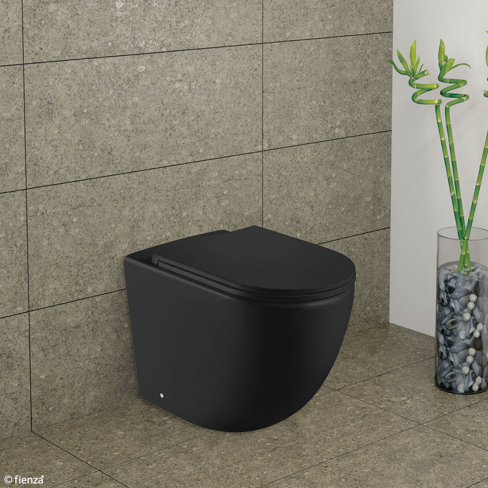 Koko Wall Faced Toilet Suite Matte Black