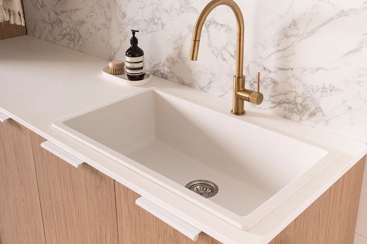 Bellevue Large Rectangular Sink Matte White