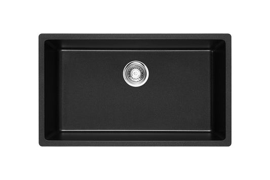 Bellevue Large Rectangular Sink Matte Black