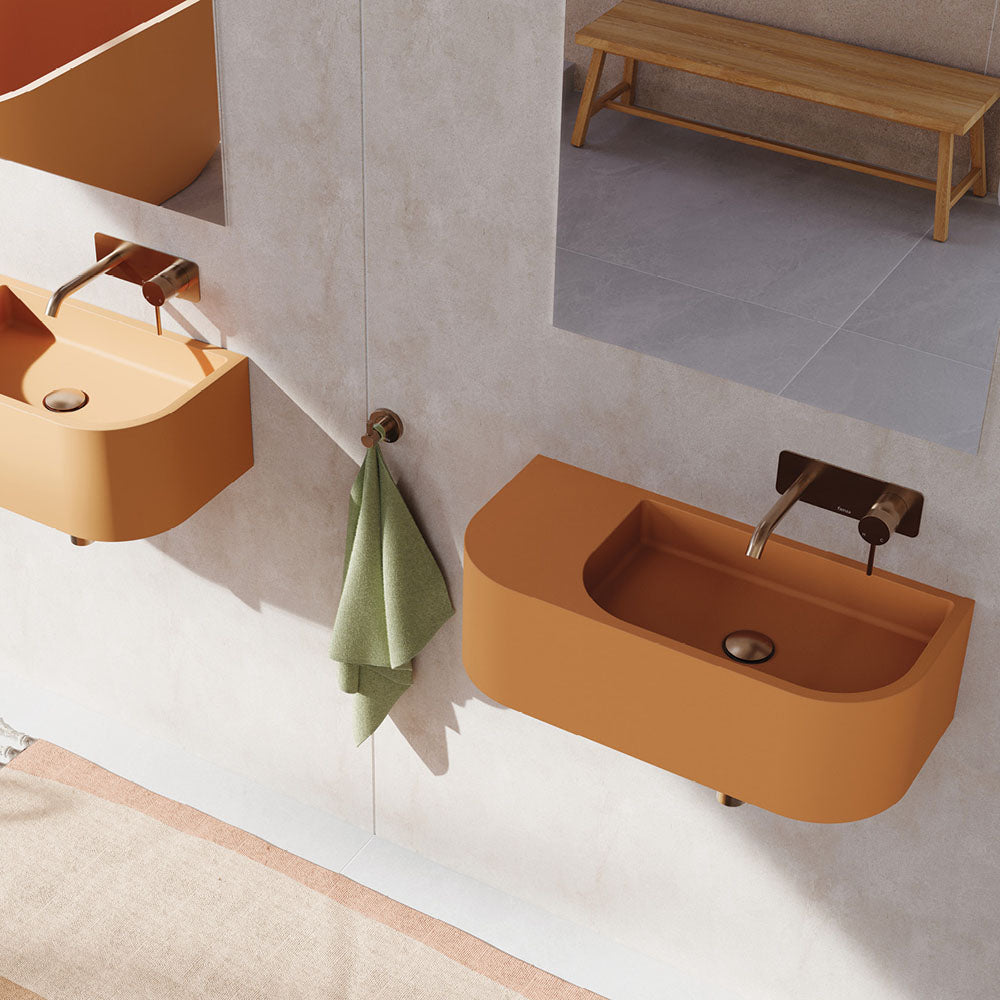 Blanca Concrete Wall Mounted Basin