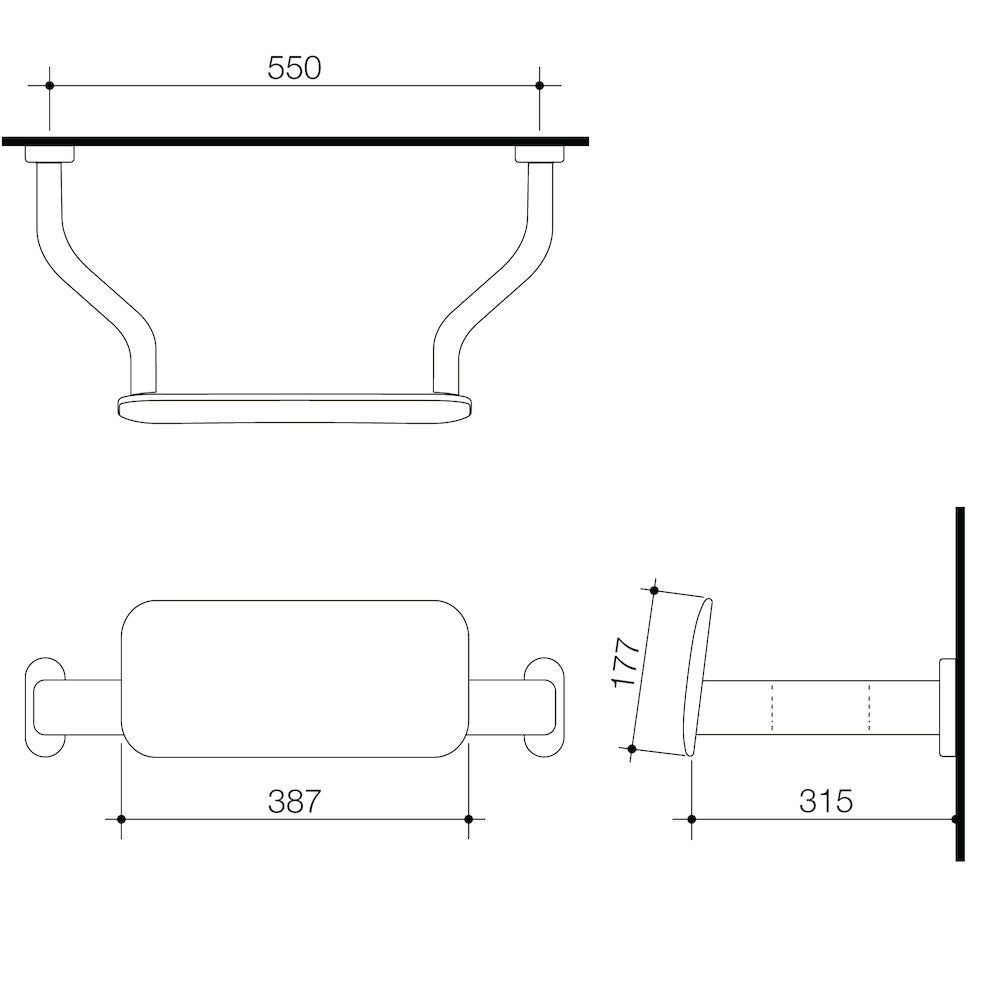 Caroma Toilet Back Rest