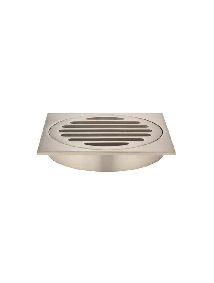 Square Floor Grate Shower Drain Champagne Rose Gold