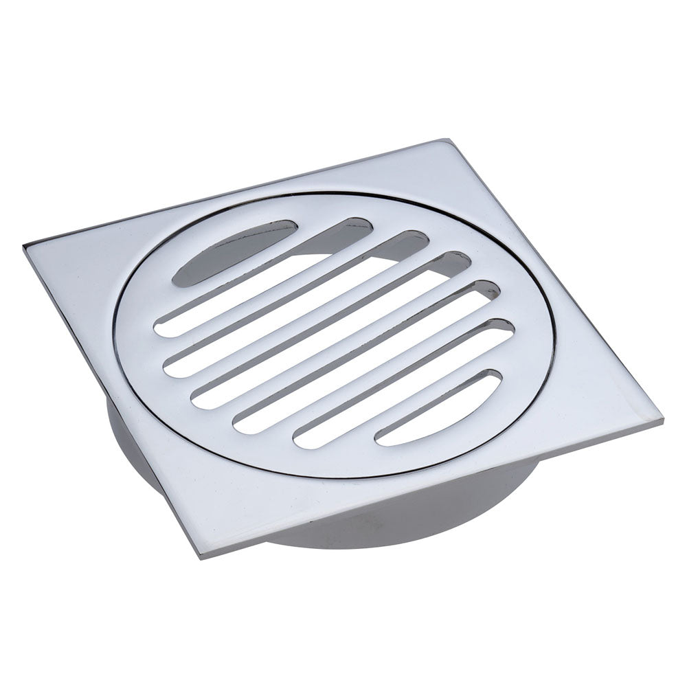 Fienza Sqaure Floor Waste Grate 100mm Chrome