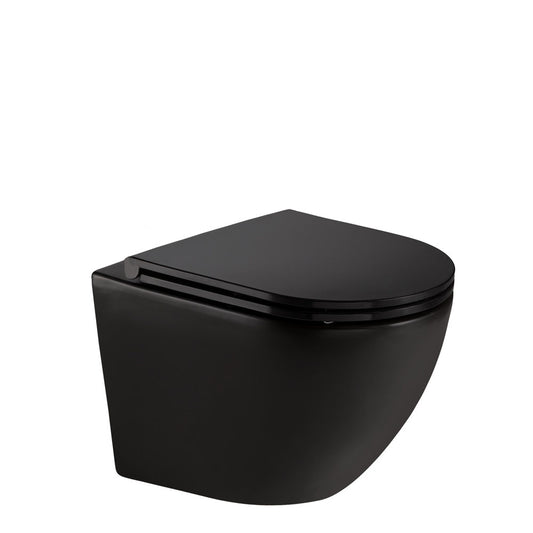 Koko Wall Hung Toilet Suite Matte Black