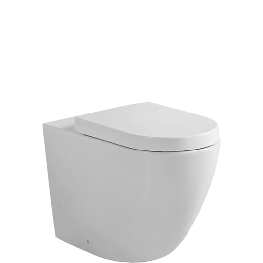 Koko Wall Faced Toilet Suite Gloss White