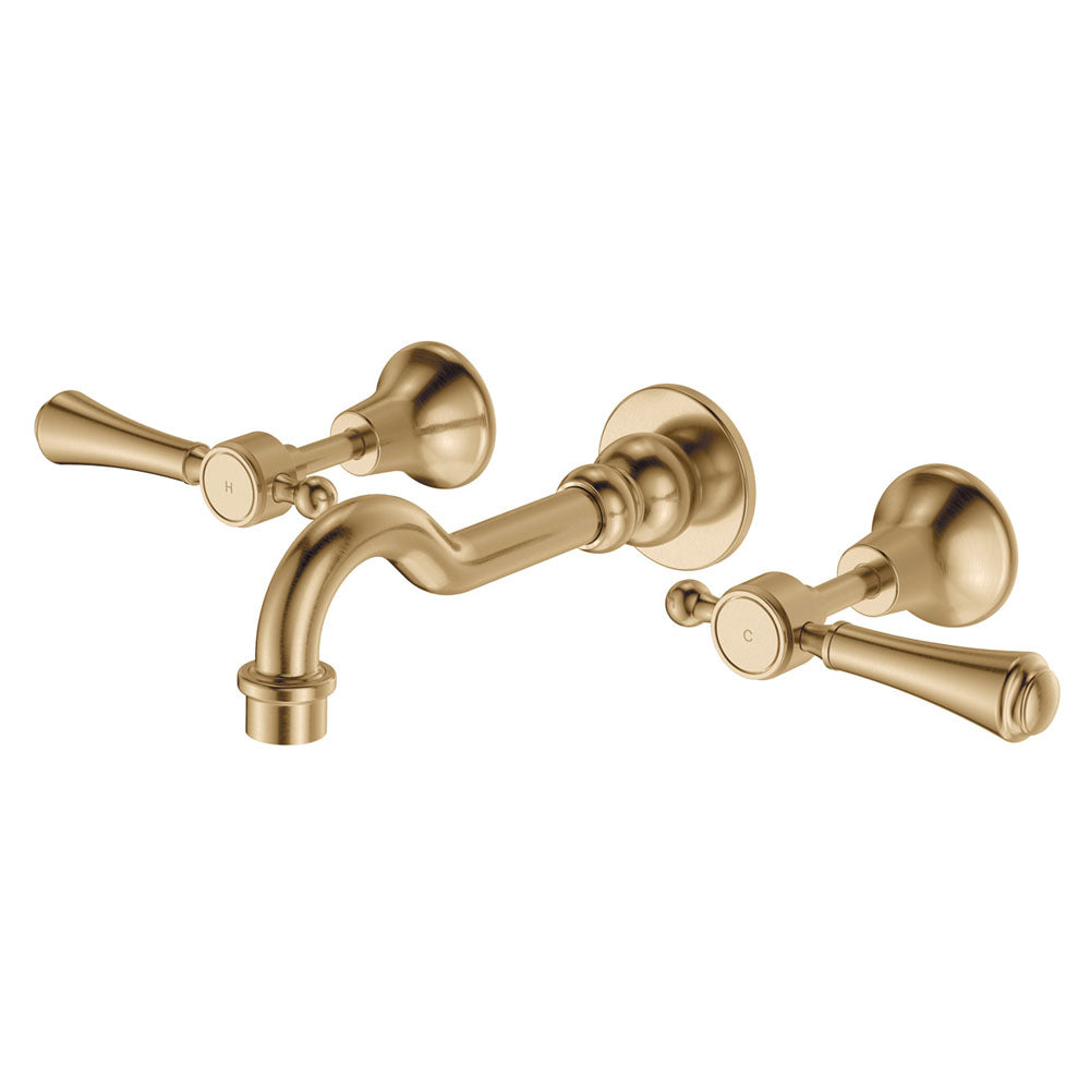 Lillian Lever Basin/Bath Wall Set