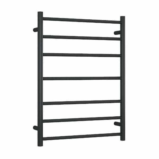 Thermorail Round Ladder Heated Towel Rail Matte Black