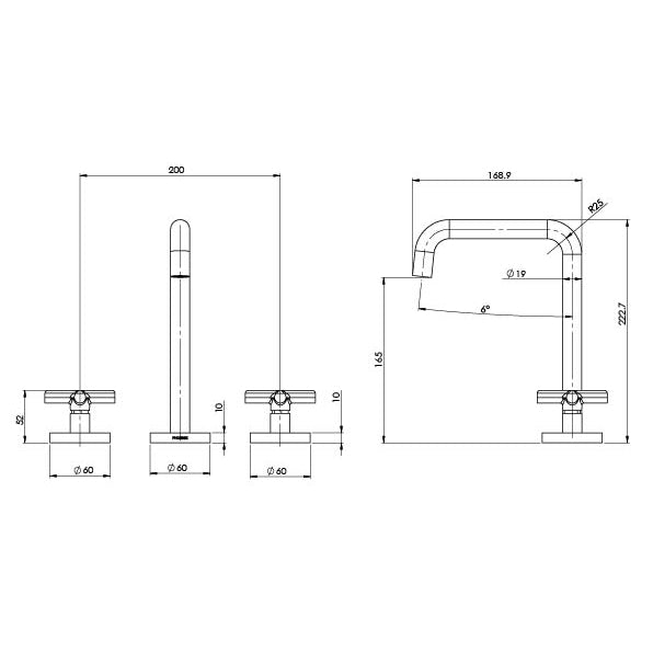 Vivid Slimline Plus Basin Set